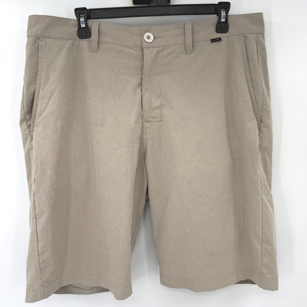 Travis Mathew Men's Flat Front Shorts - Tan